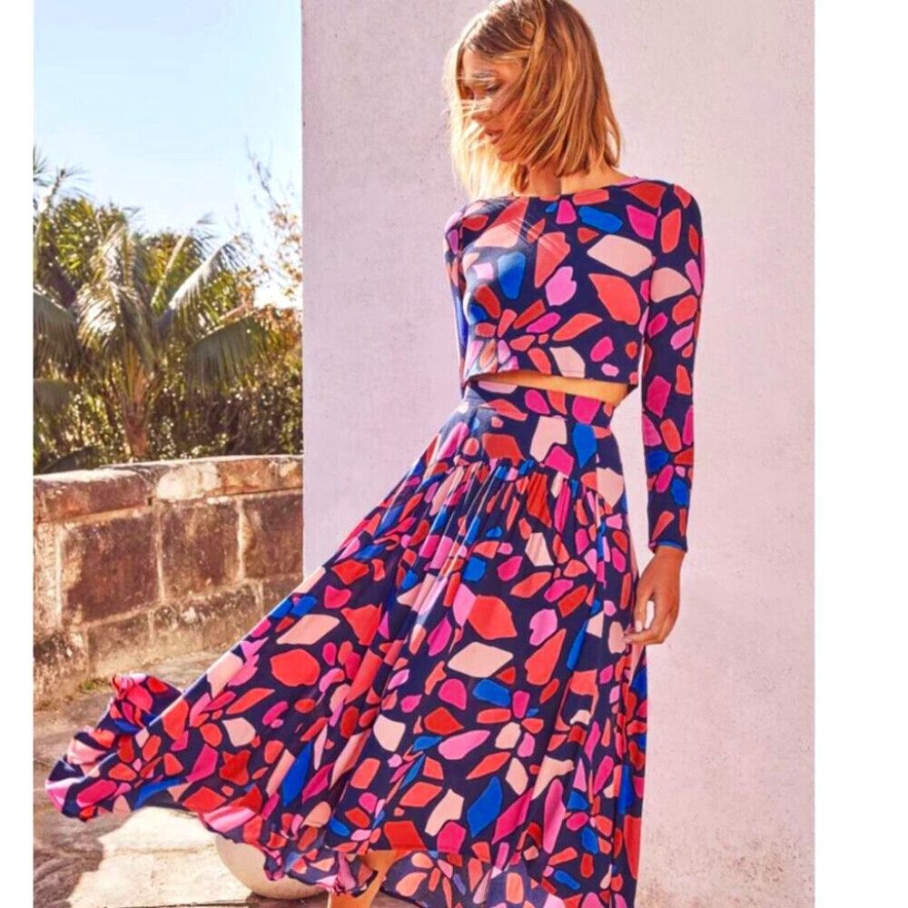 Mister Zimi - Winter Betsy Set - Navy Kaleidescope - Size 8 (AUS/UK)